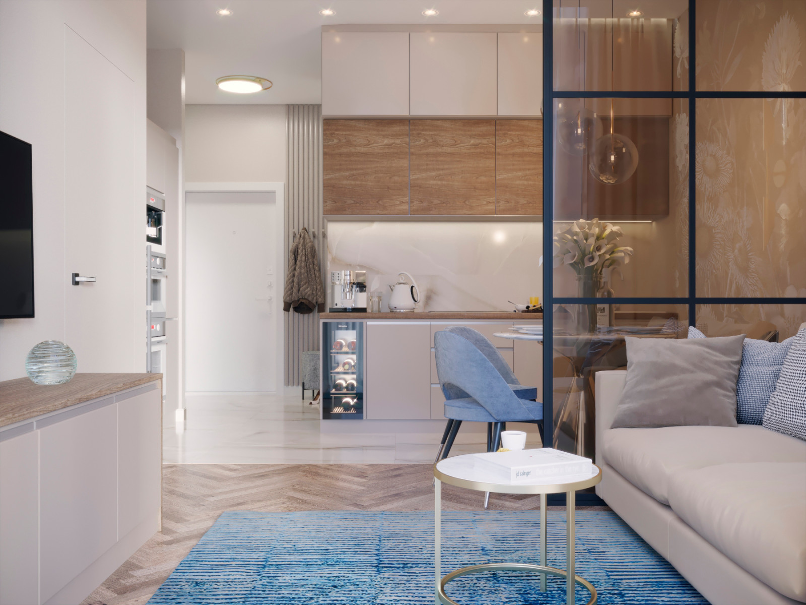 Обложка проекта: Кухня-гостиная