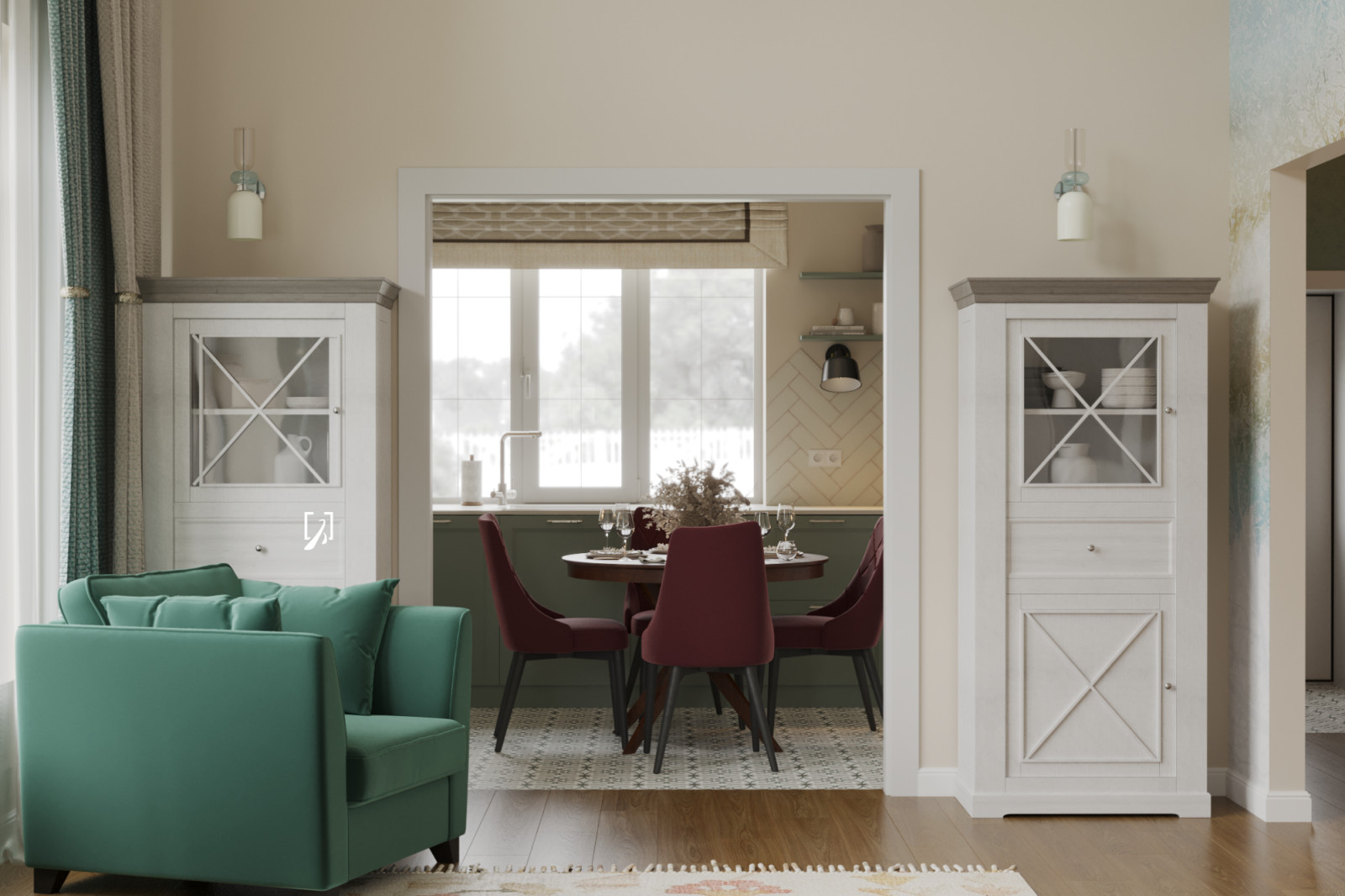 Загородный дом интерьер