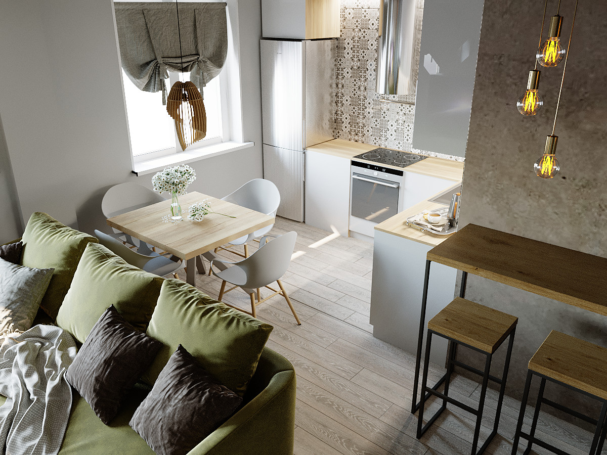 Дизайн интерьера квартиры в Скандинавском стиле