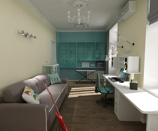 Обложка проекта: Дизайн-проект двухкомнатной квартиры