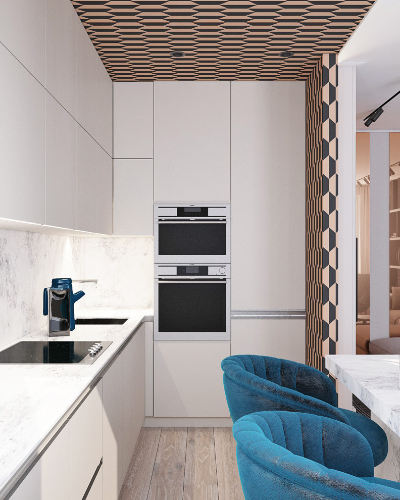 Кухня в апартаментах на Красных Воротах, Москва