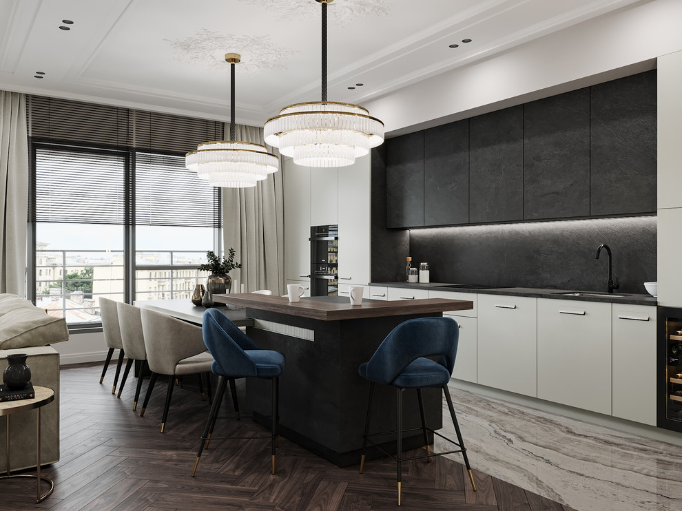 Дизайн трёхкомнатной квартиры в ЖК "Дом на Грота" | Санкт-Петербург | Россия |