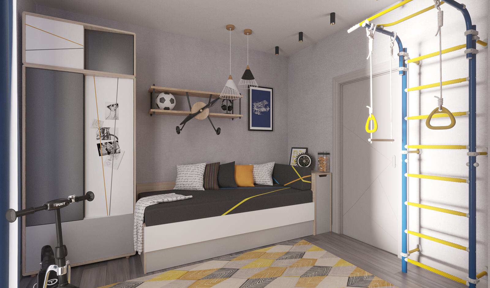 Обложка проекта: Тематическая детская для мальчика