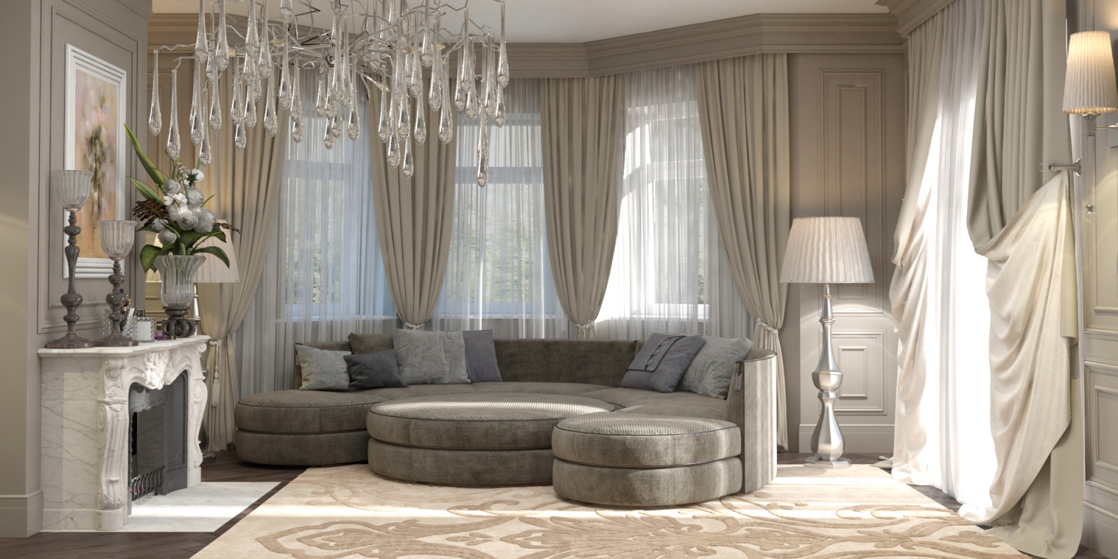 Дом Нагаево гостиная