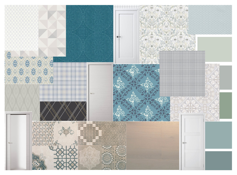 Подбор материалов. Коллаж