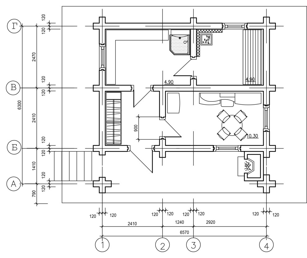 Проект бани в Иркутском районе