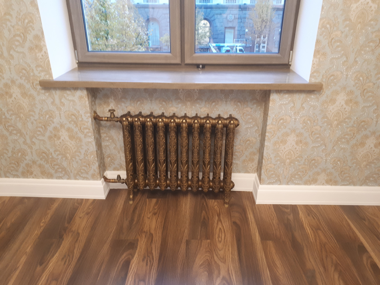 Замена радиаторов отопления в ретро стиле