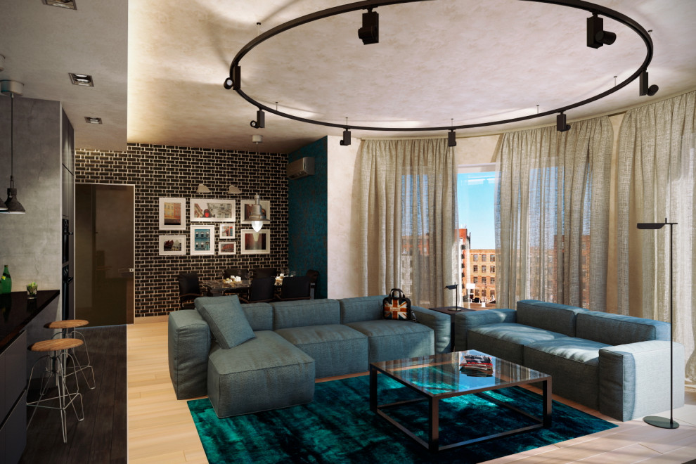 Кухня-гостинная