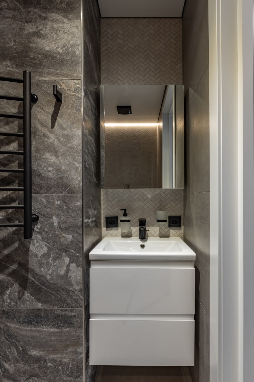 Квартира в серых тонах