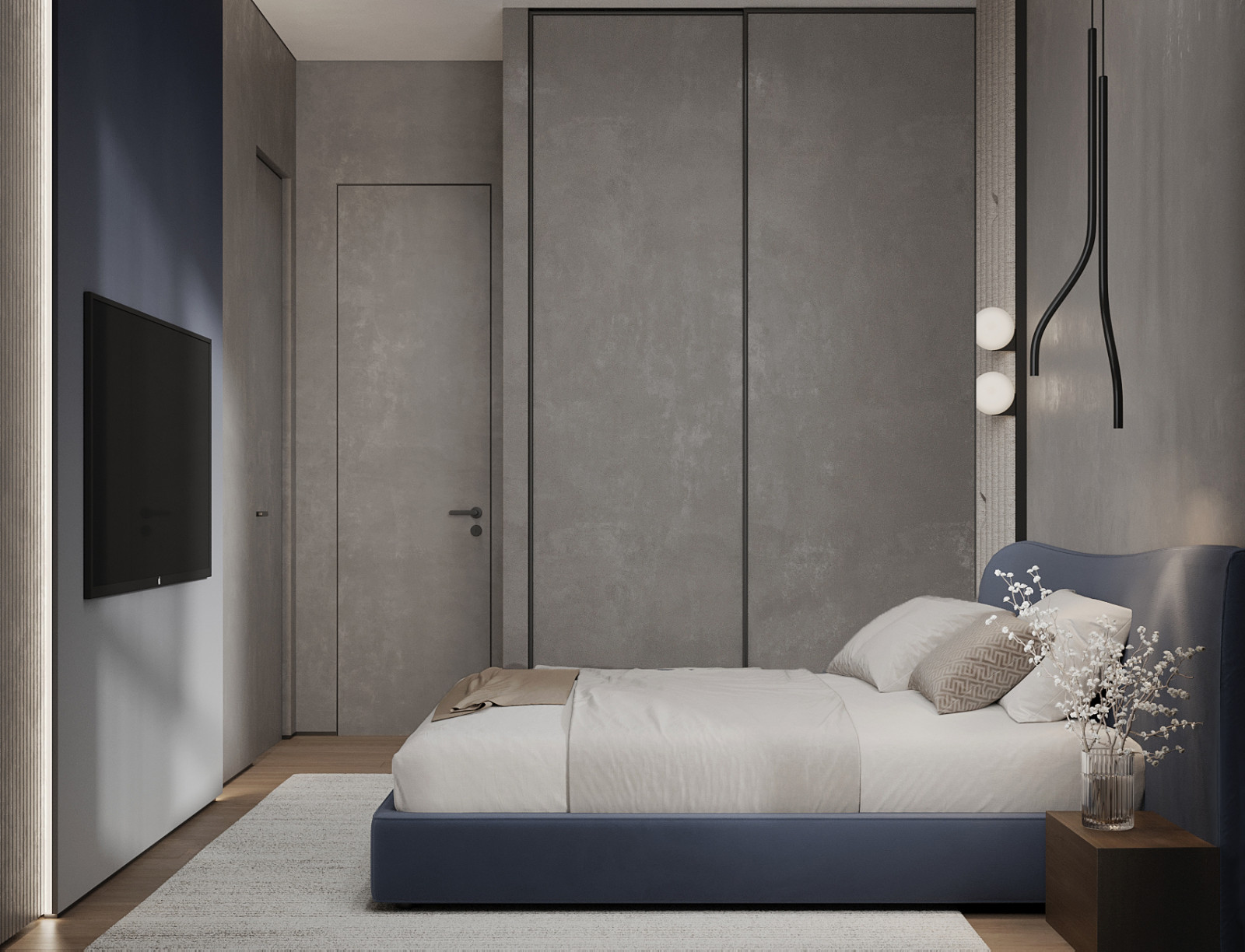 Брутальный интерьер квартиры 85 кв.м. в Москве. Проект