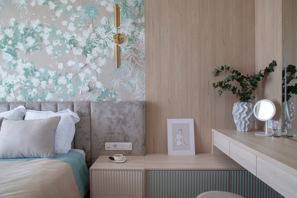 Проект 3-х комнатной квартиры "Лесная Рапсодия". Спальня.