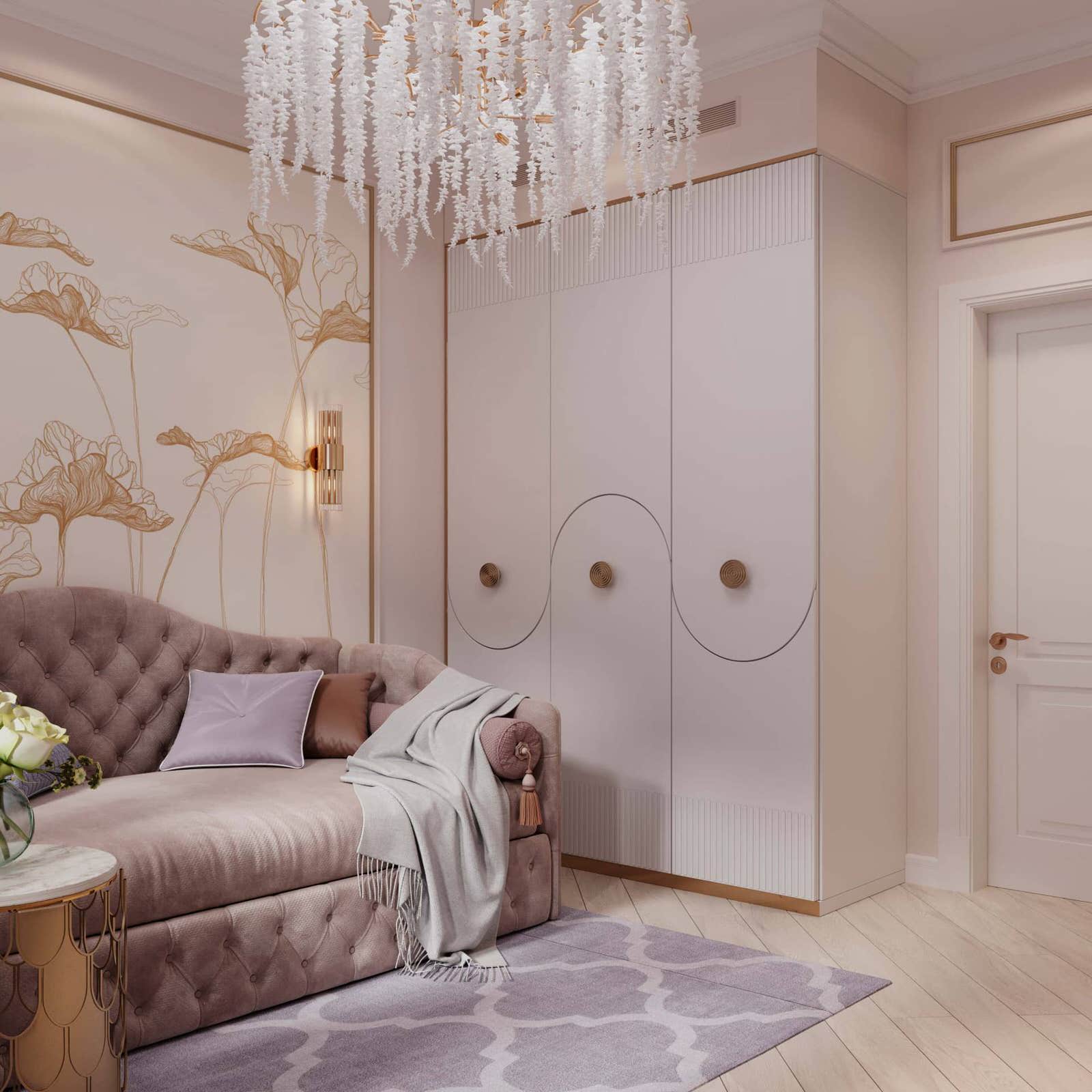 Дизайн и ремонт таунхауса в ЖК «Николинские ключи» — Роскошь вне времени