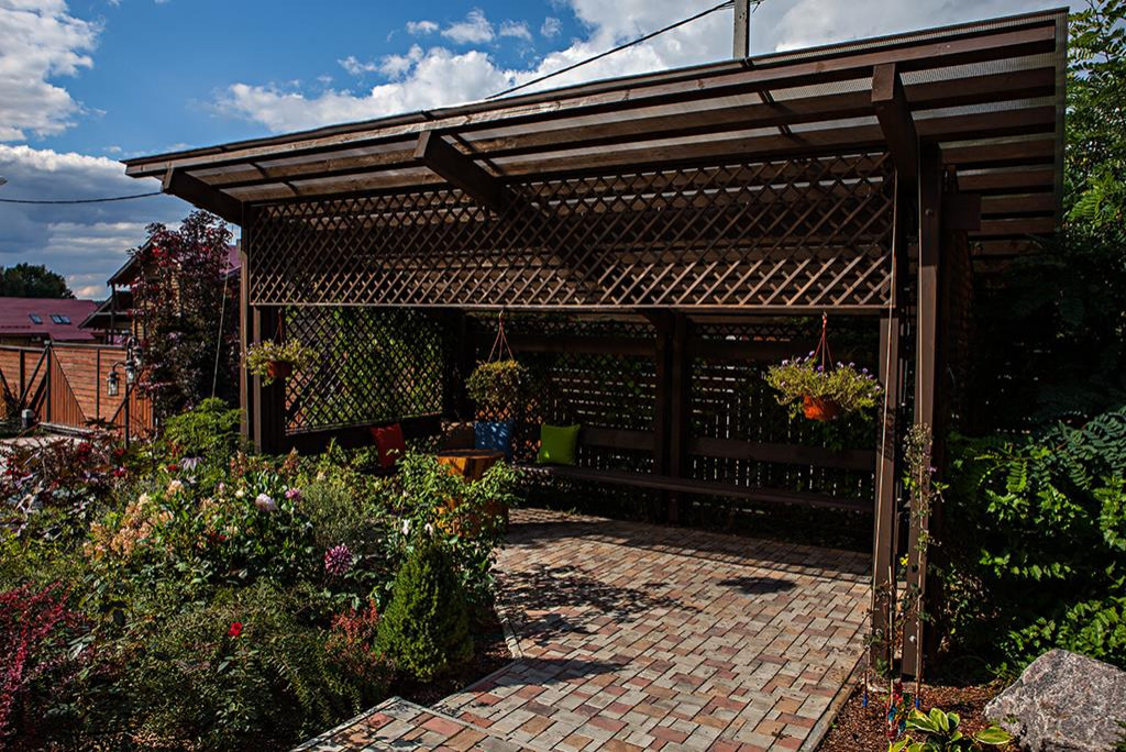 Ландшафт в загородном доме