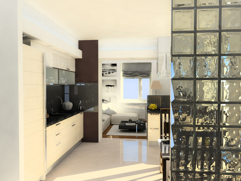 Обложка проекта: Квартира - студия 34 м2 на Северном проспекте