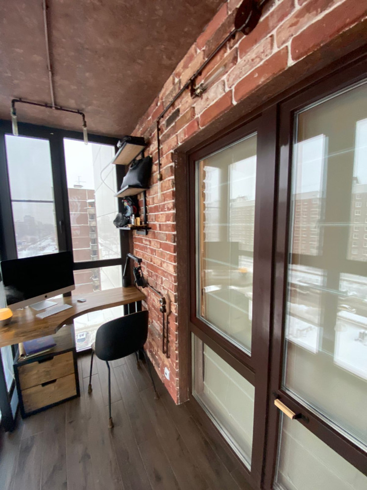 Балкон-кабинет в стиле лофт, Электросталь