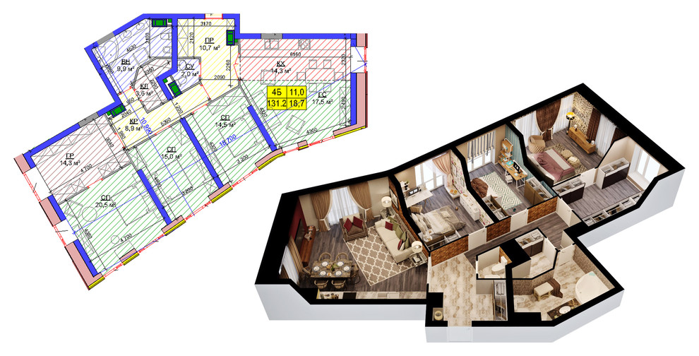 3D-планировки