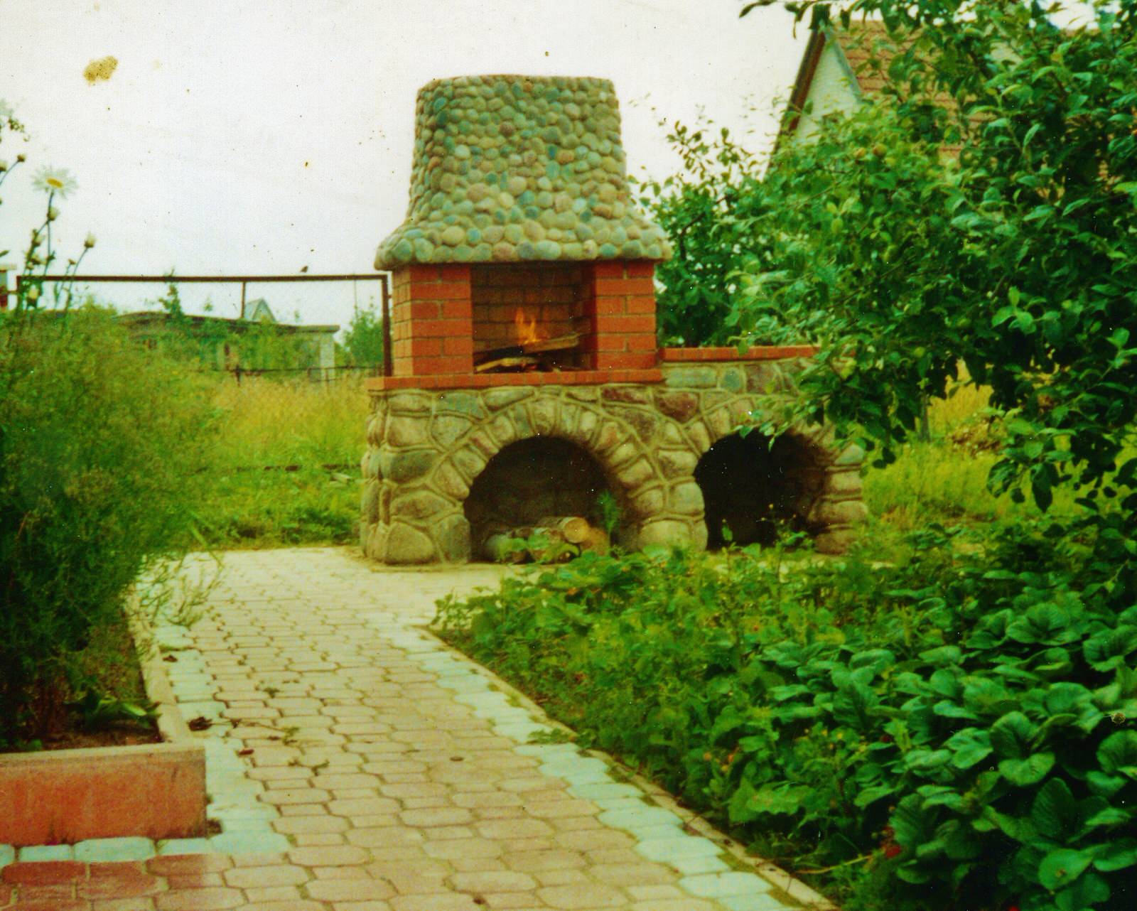 Печи, камины, барбекю, мозаика