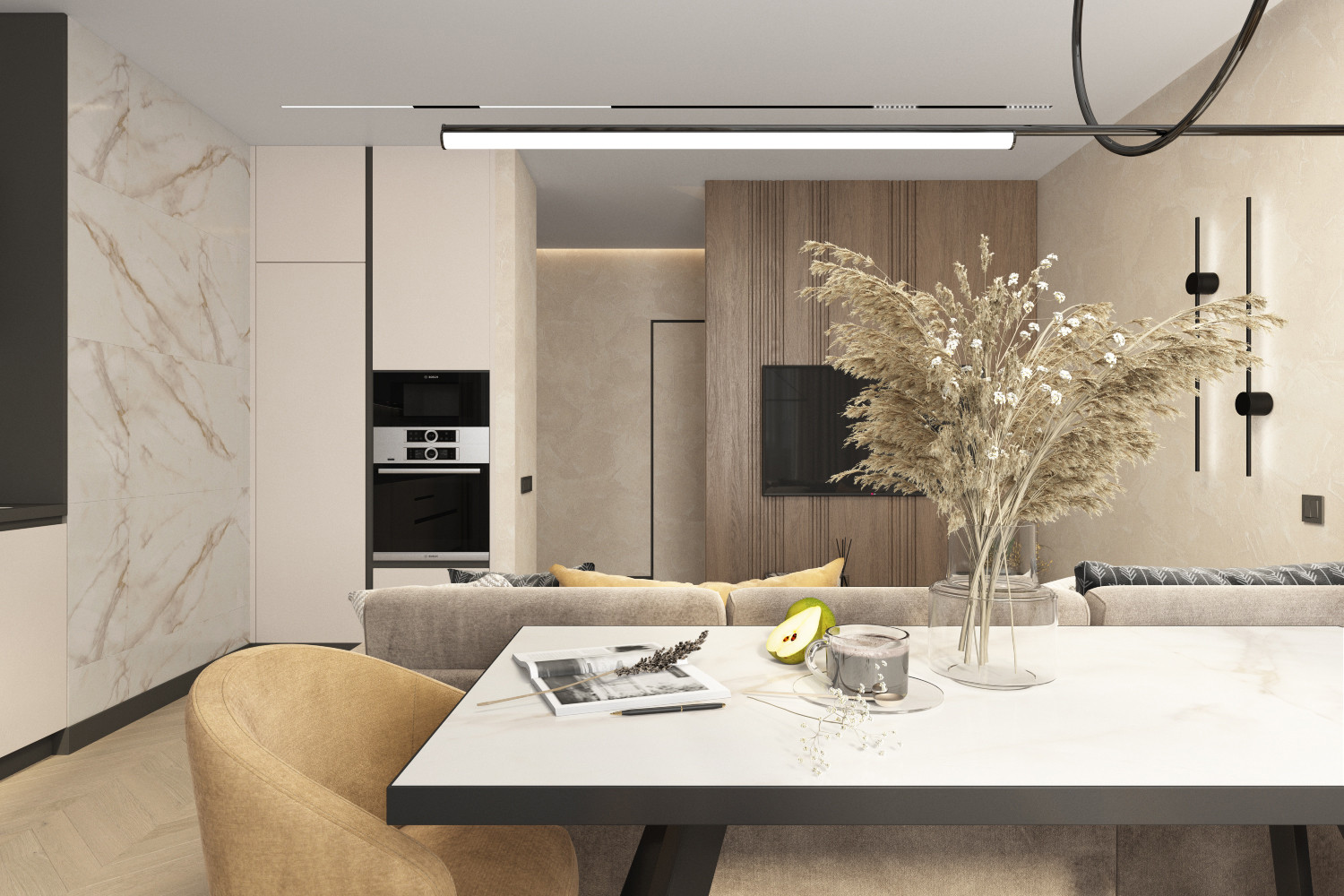 Проект 4-комнатной квартиры в Москве