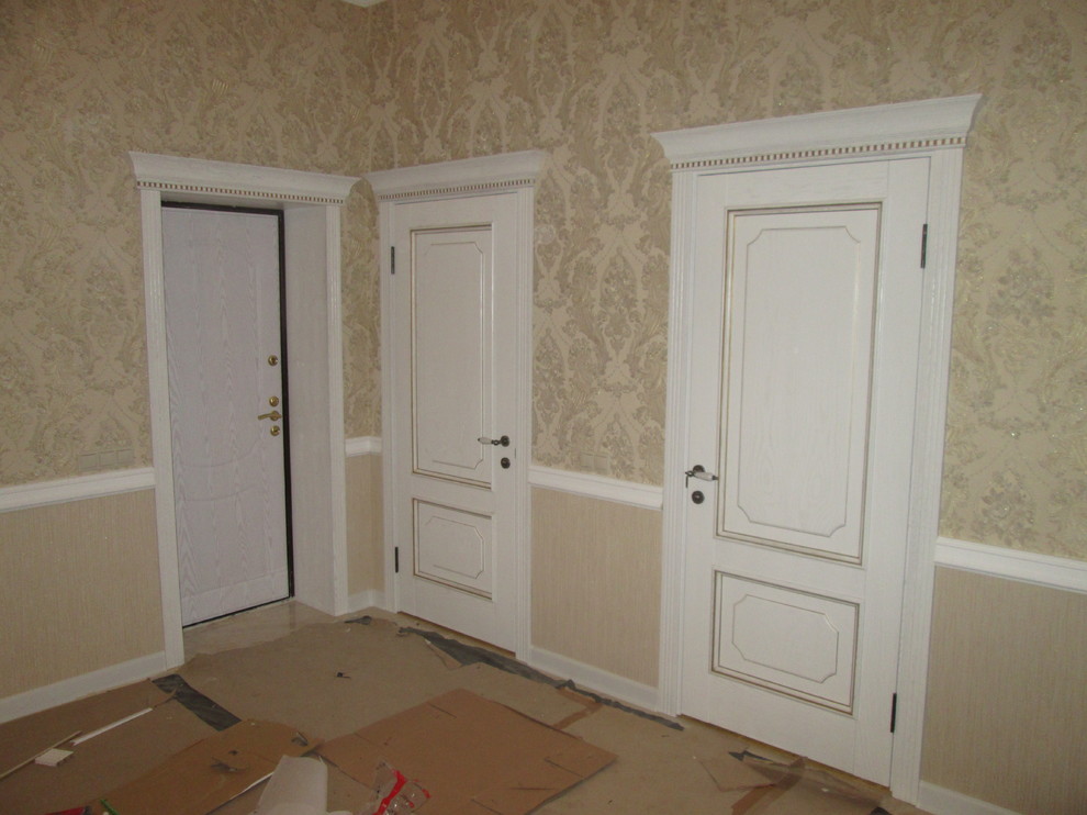 Дверь из массива дуба коллекция Арт, эмаль, патина бронза