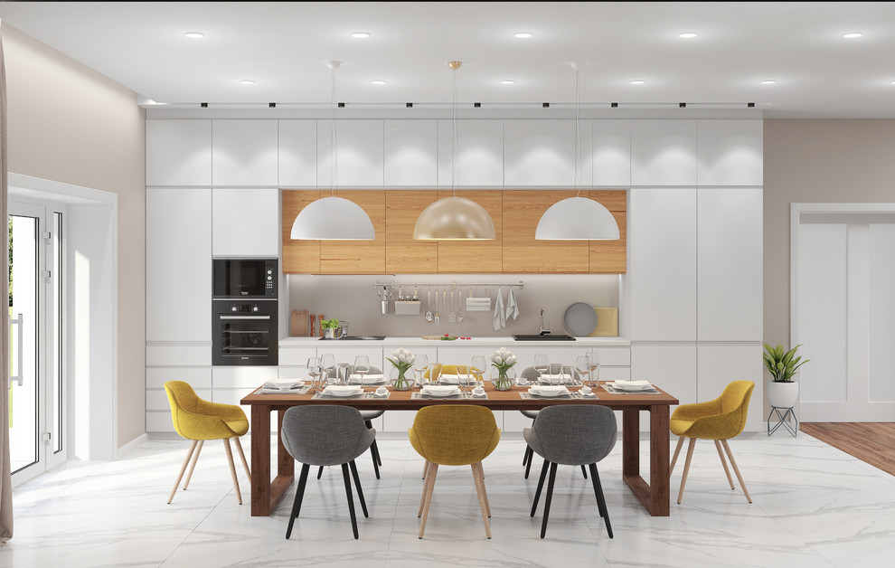 Обложка проекта: Дизайн кухни-гостиной