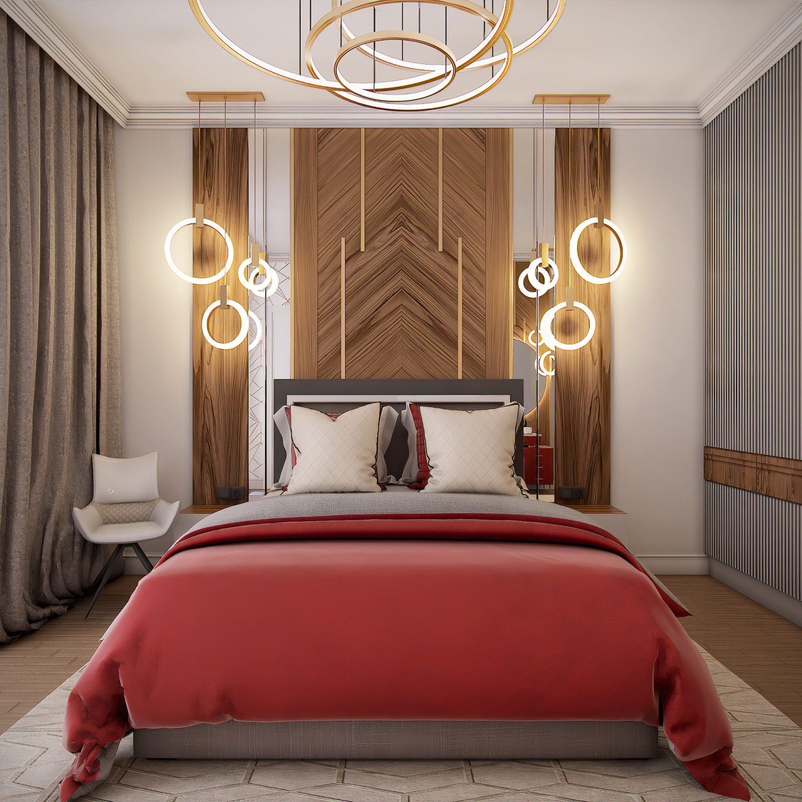 Обложка проекта: спальня в современном стиле