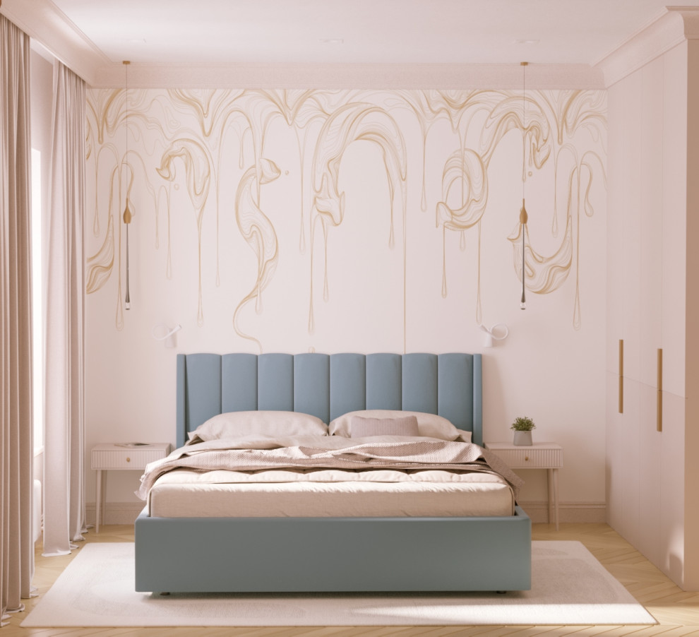 Дизайн-проект однокомнатной квартиры 40 м2 - «Летний бриз»