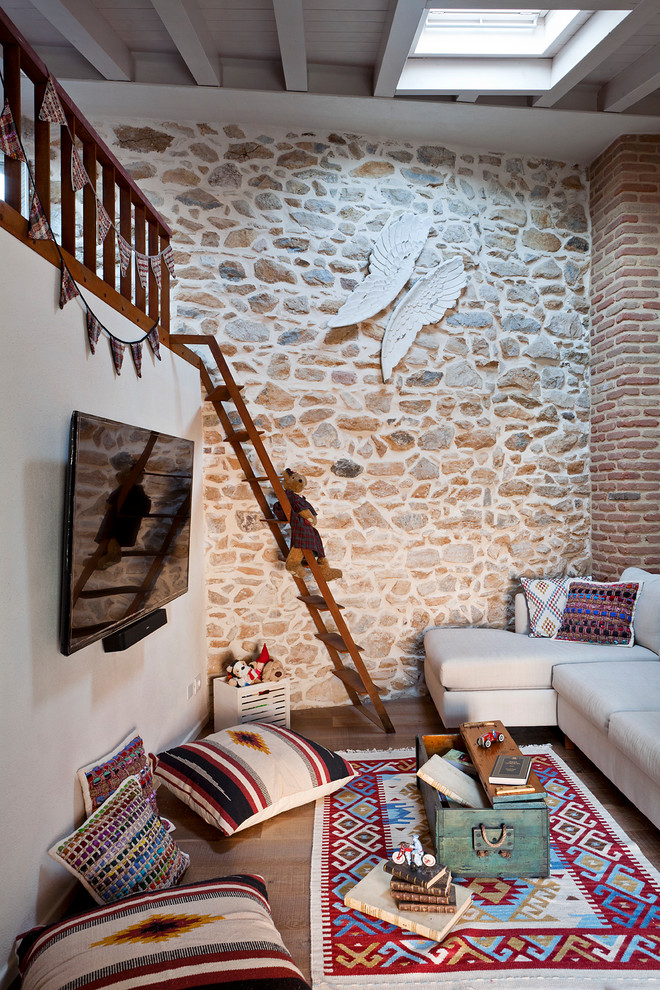 Houzz Италия: Реконструкция фермы на озере Гарда