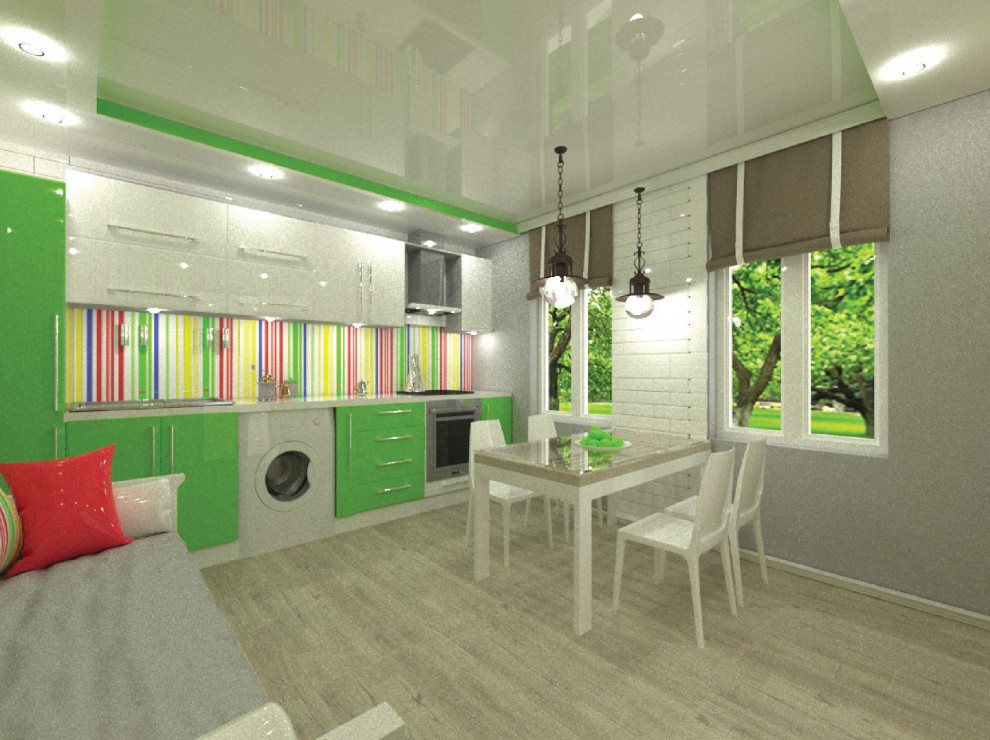 Кухня в Экостиле