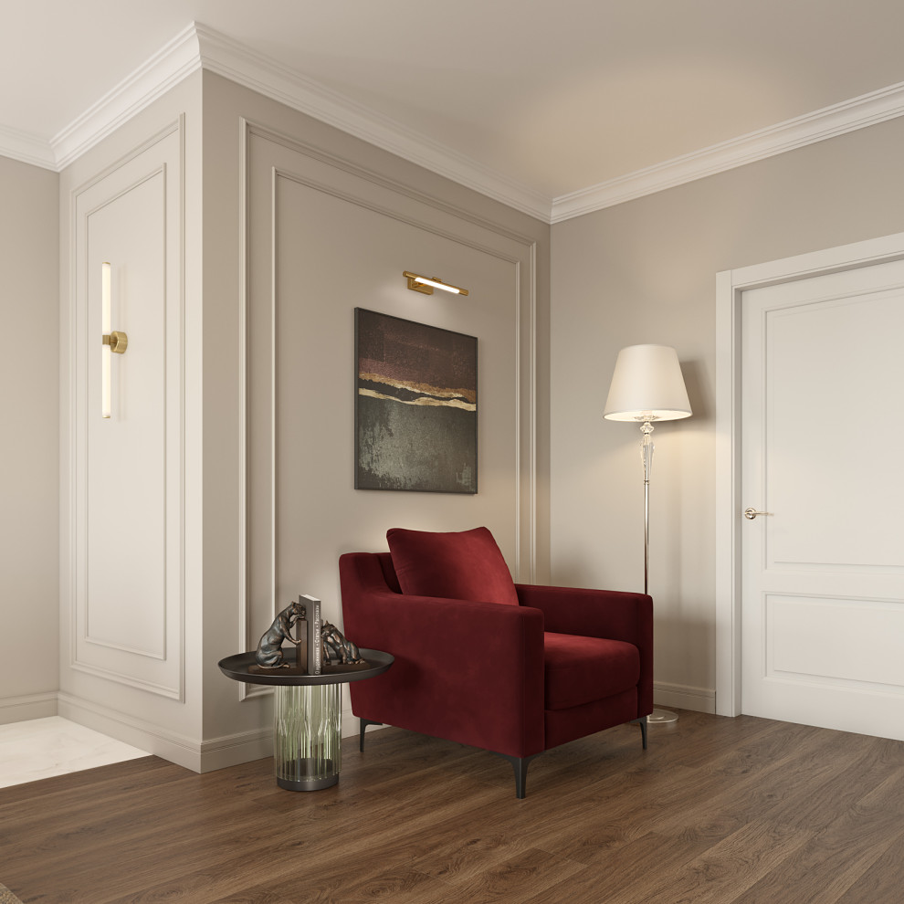 Светлая квартира в стиле неоклассика