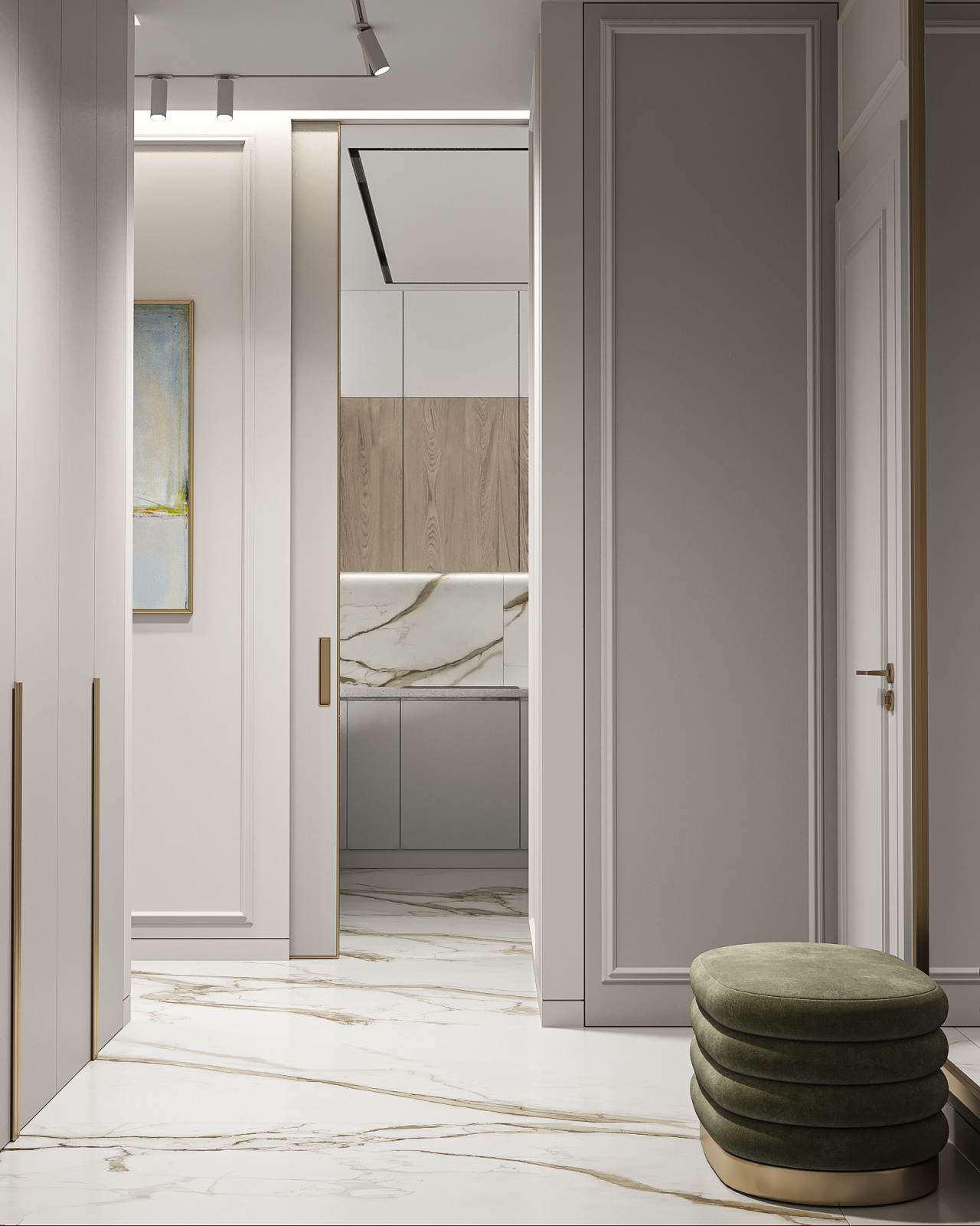 Дизайн интерьера квартиры в современном стиле на ул. Новаторов