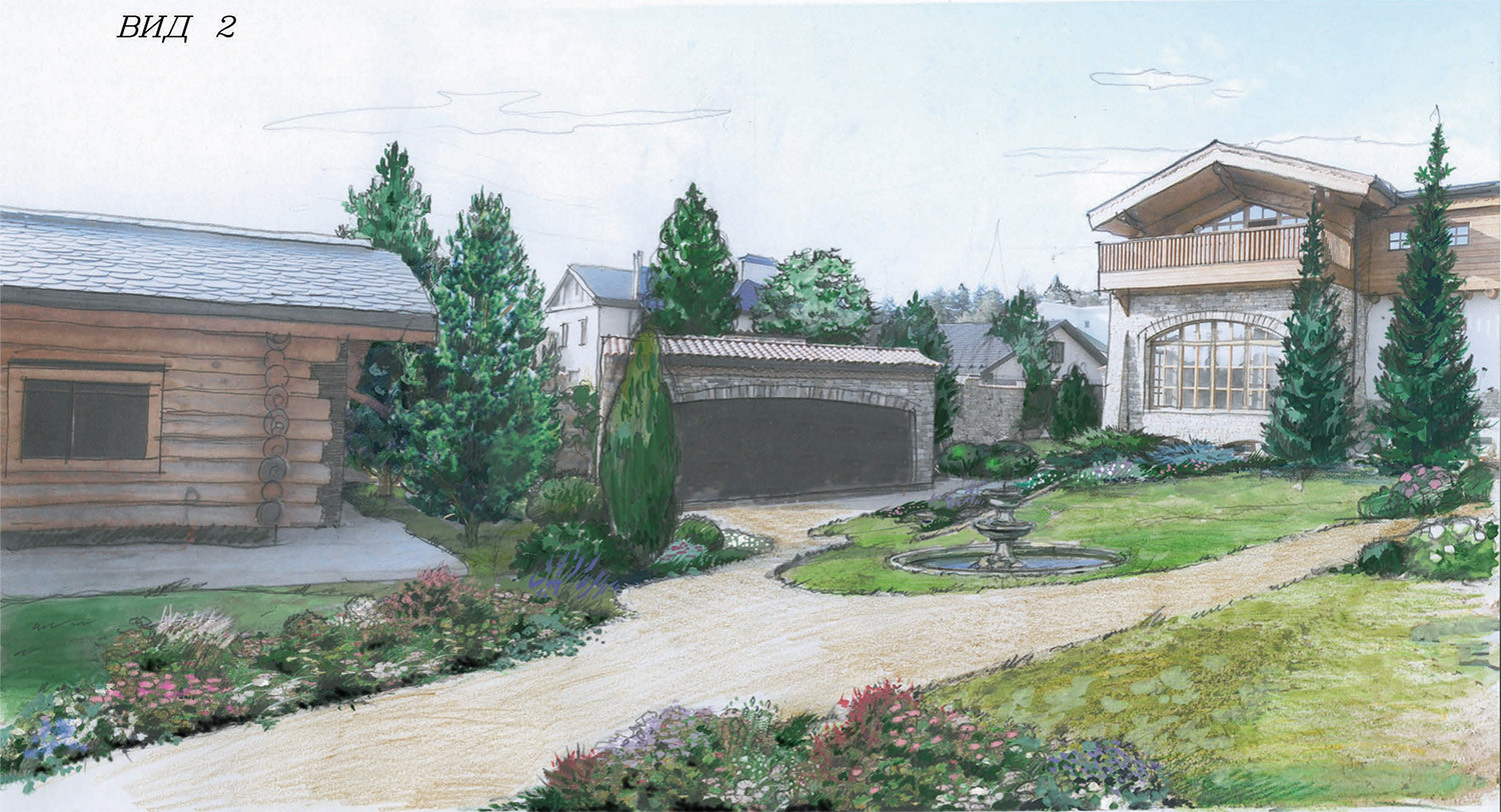 Итальянский сад в КП Европа 2013 г