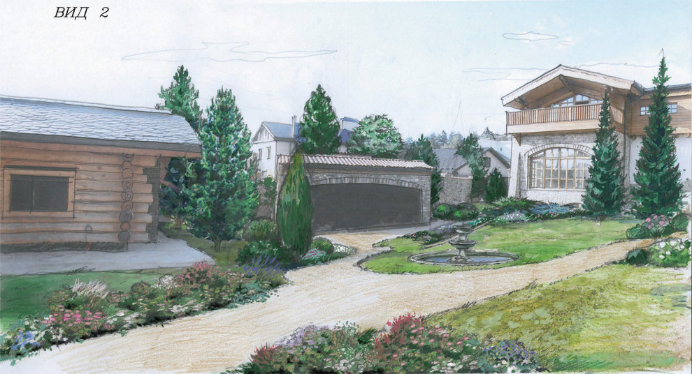 Итальянский сад в КП Европа 2013 г