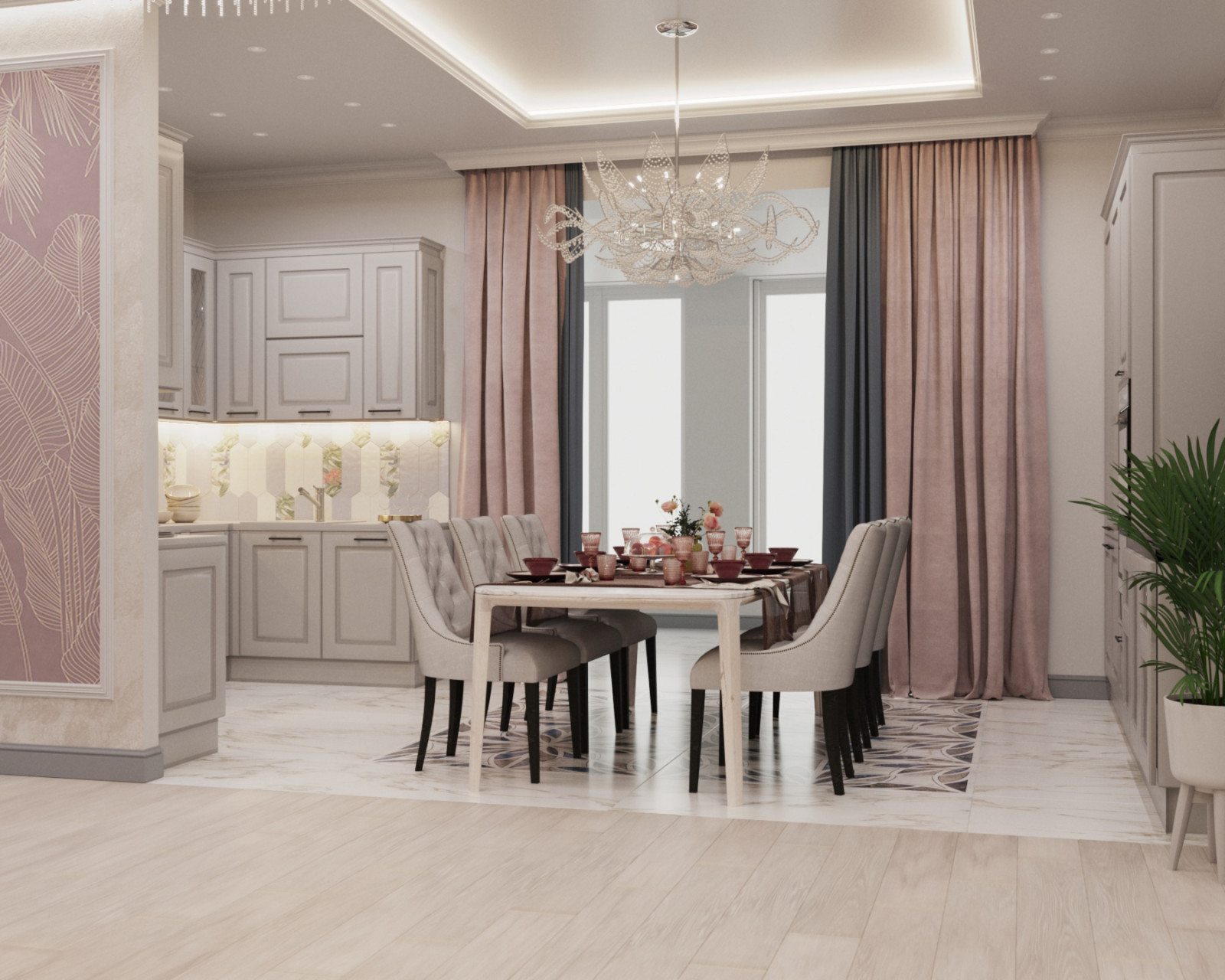 поселок Ушаково, 1 этаж