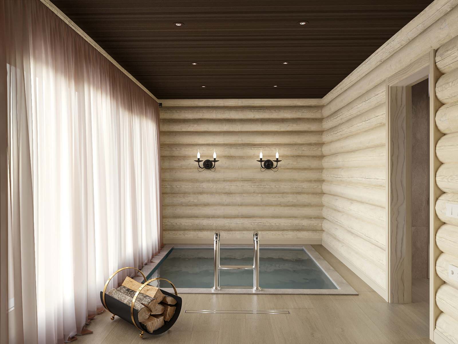 Интерьер банного комплекса