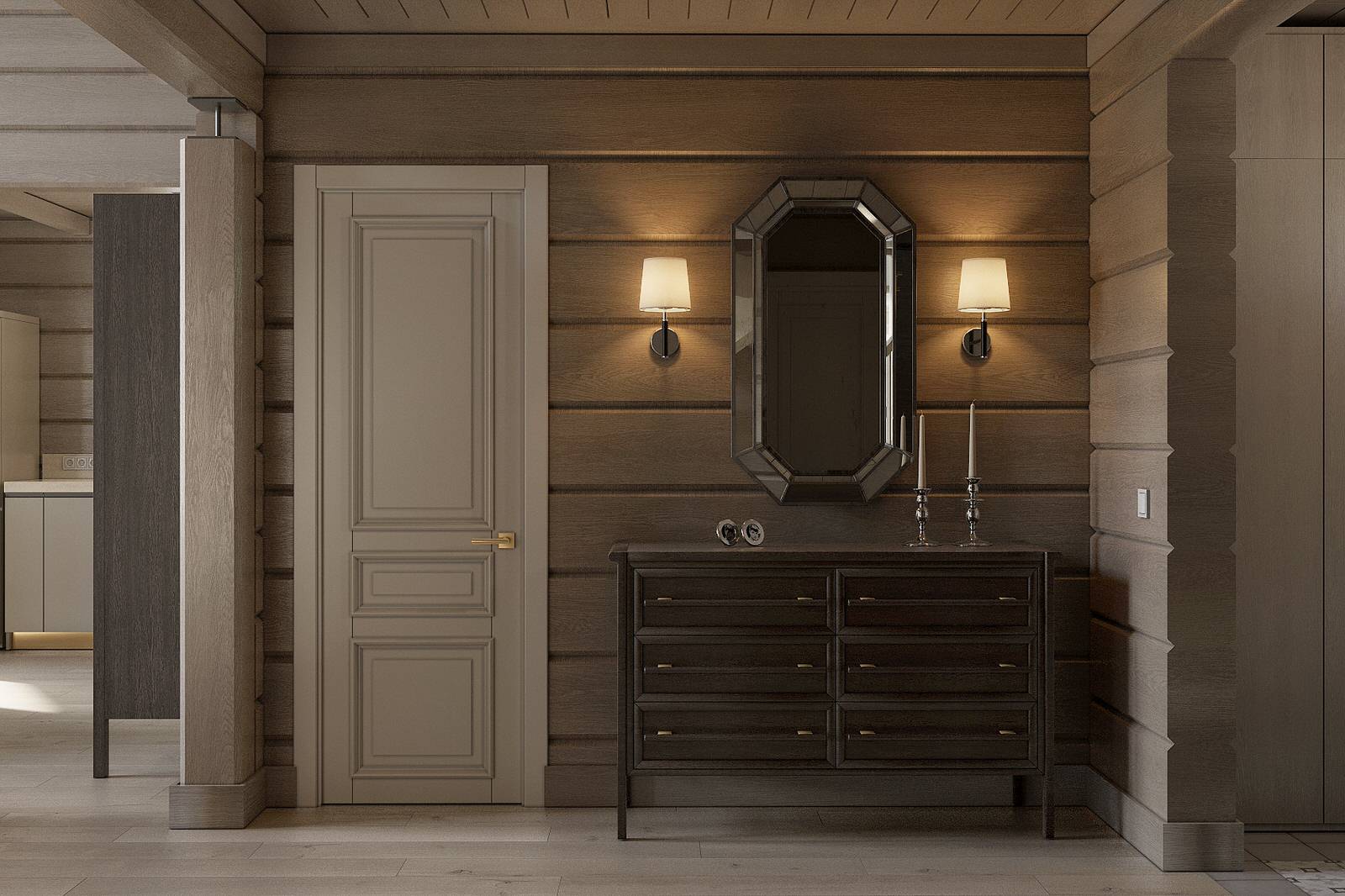 Загородный дом из бруса по проекту Honka