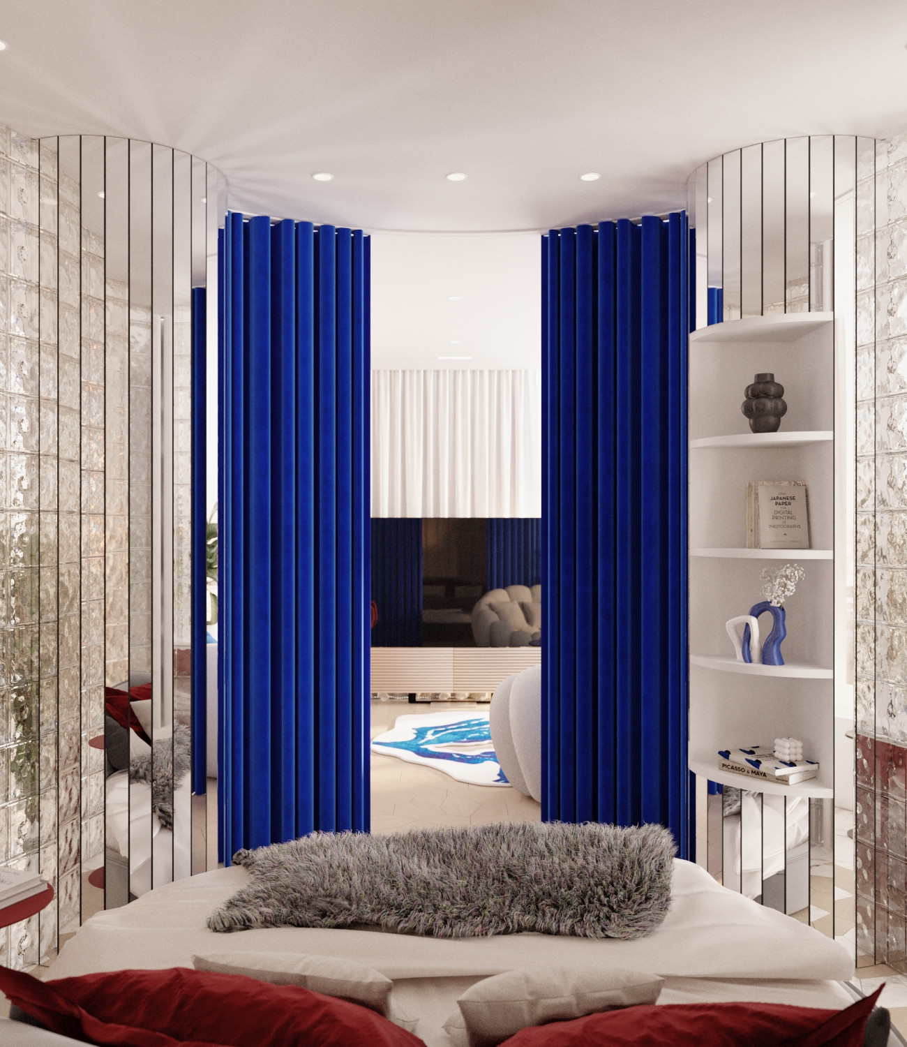 Квартира в стиле фотостудии без единой стены