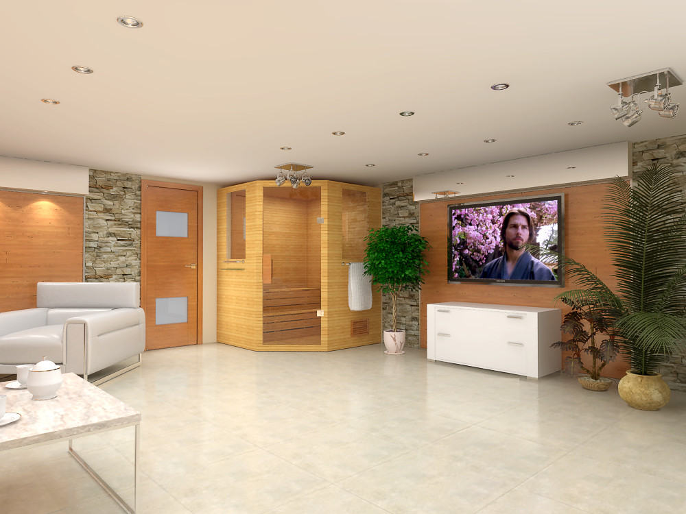 Зона отдыха и спа в поселке Тиммолово в Ленинградской области.