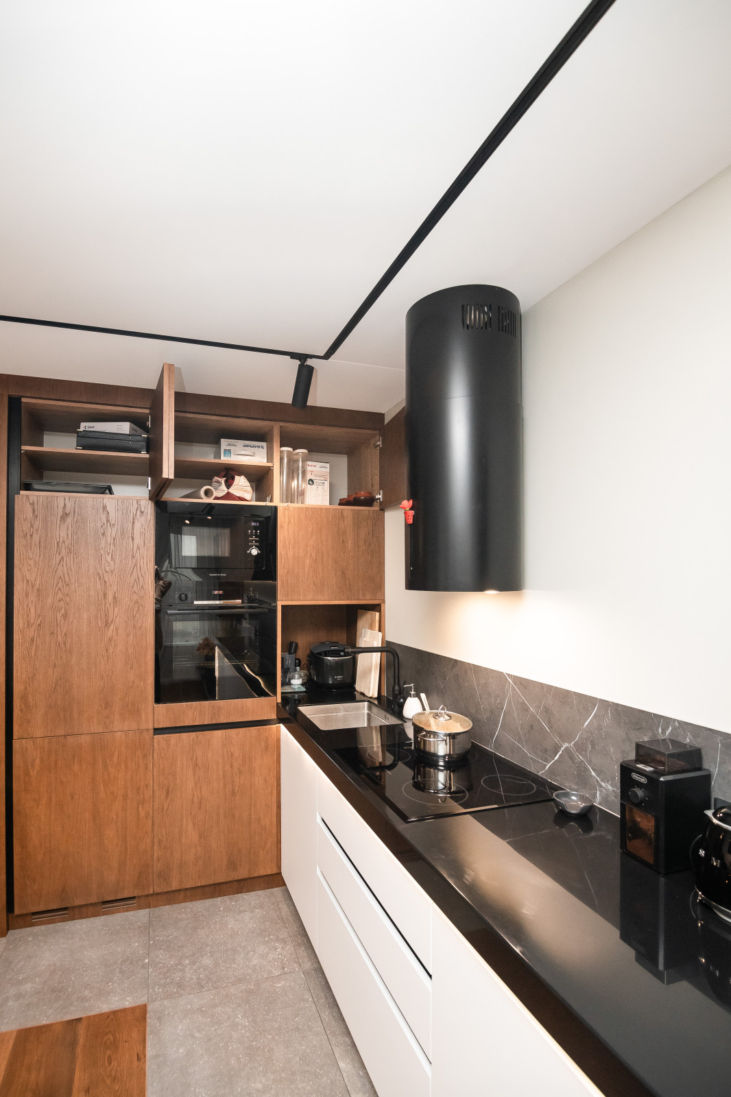 Кухня-гостиная в стиле минимализм