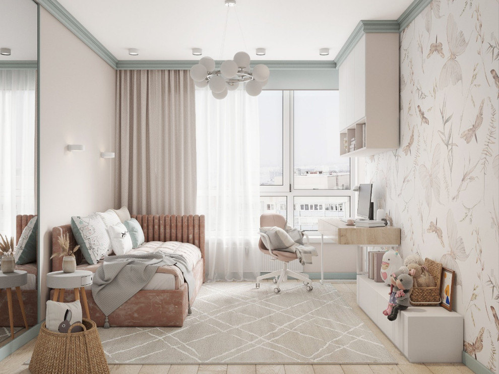 Обложка проекта: Квартира для семьи с 2мя дочкам