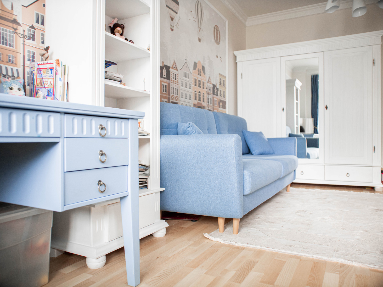 Детская для мальчика в синих тонах