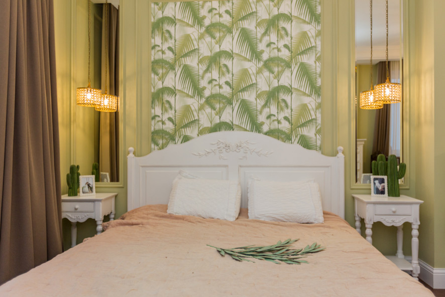 Оливковая спальня. Реализованный проект