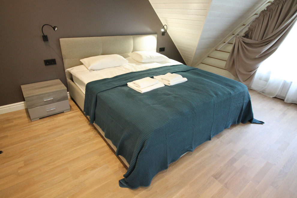 Срубовой коттедж 38 в п.Рощино, Ленинградская обл. Царство-Королевство