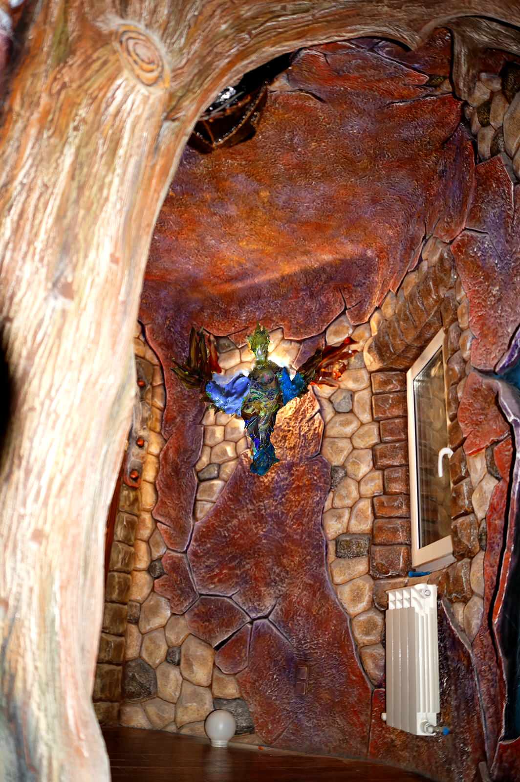 Обьемный витраж-витражные лампы в стиле тиффани.