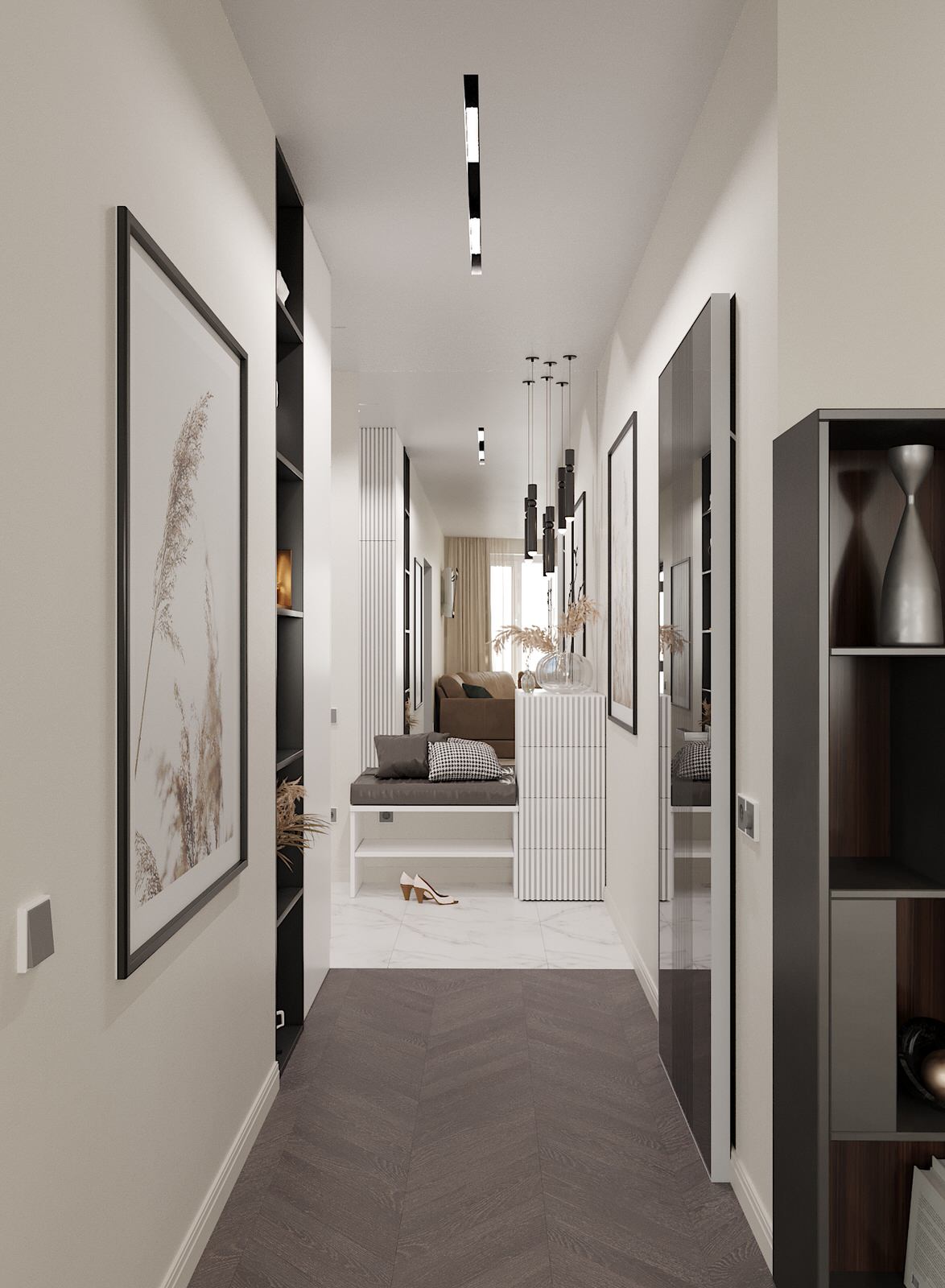 ЖК Красный Аксай. Двухкомнатная квартира в современном стиле