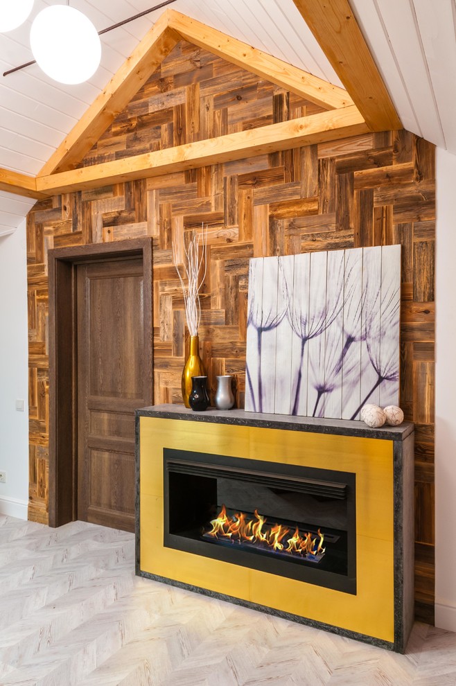 Обложка проекта: Биокамин для комнаты отдыха после бани. Программа Фазенда на 1 канале.