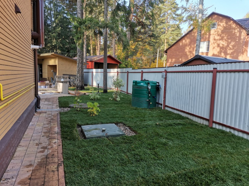 Реализация ландшафтного проекта на площади 300м2.