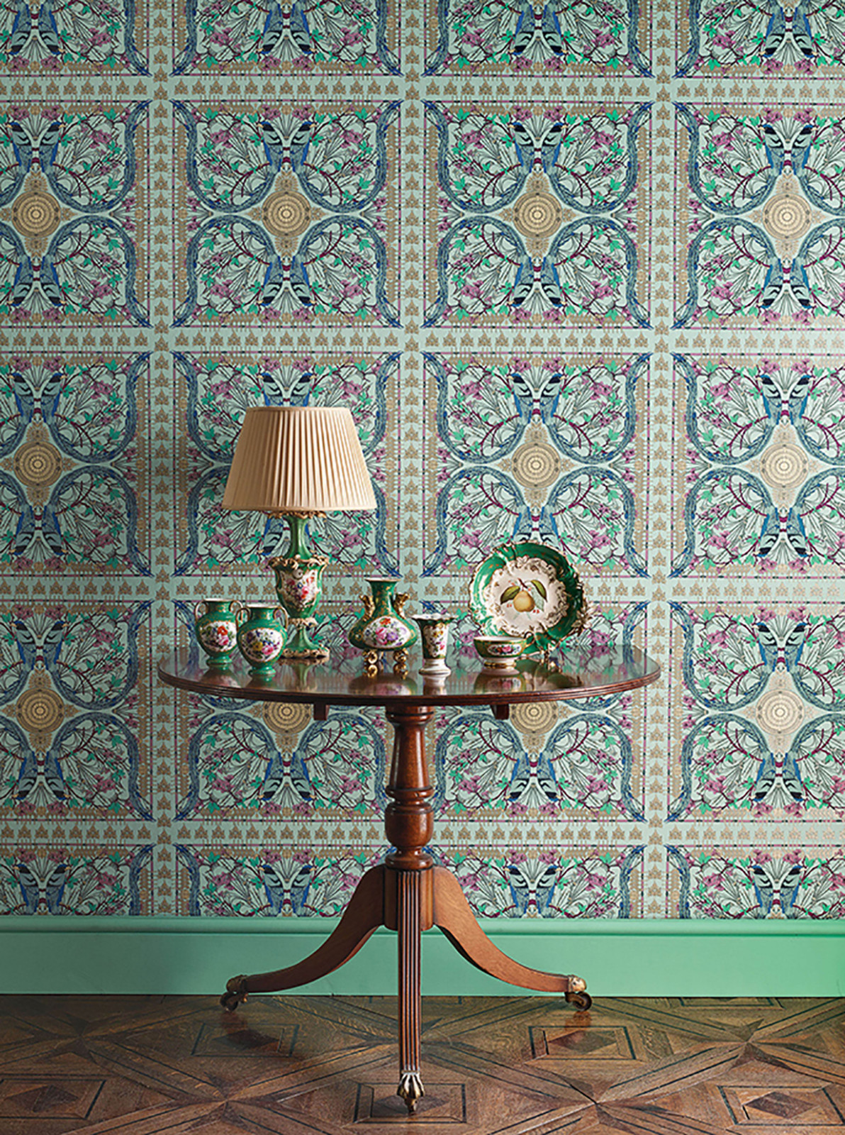 Matthew Williamson/кол-я Belvoir,обои,изящные птицы