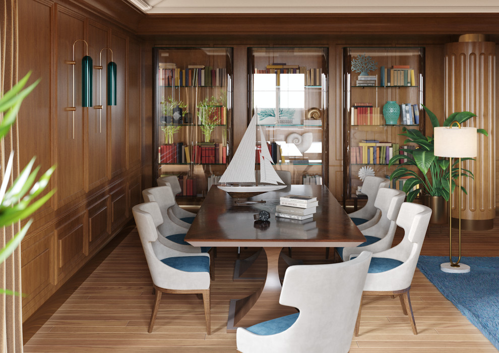 Гостиная вокруг камина