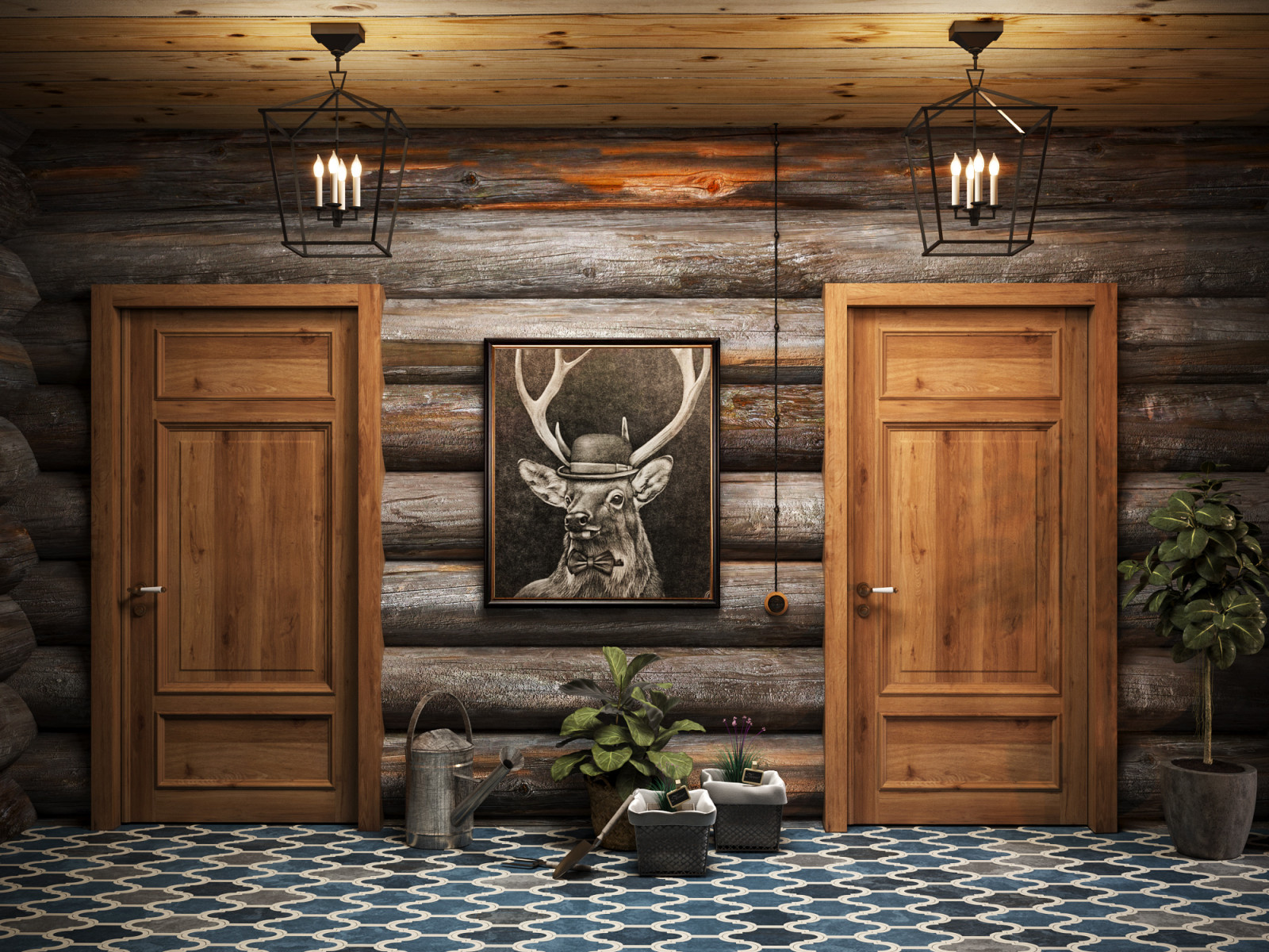 Дом из кело. Тамбур