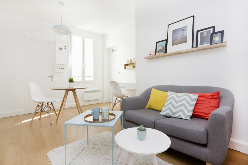 Houzz Франция: Квартира-студия площадью 23 квадратных метра